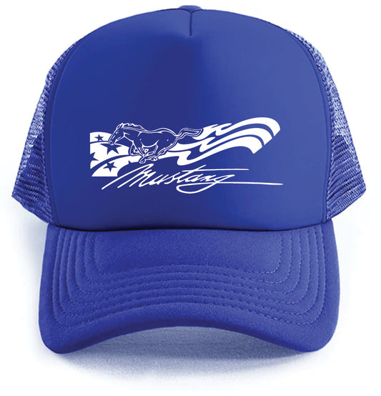 Mustang Horse Logo hat