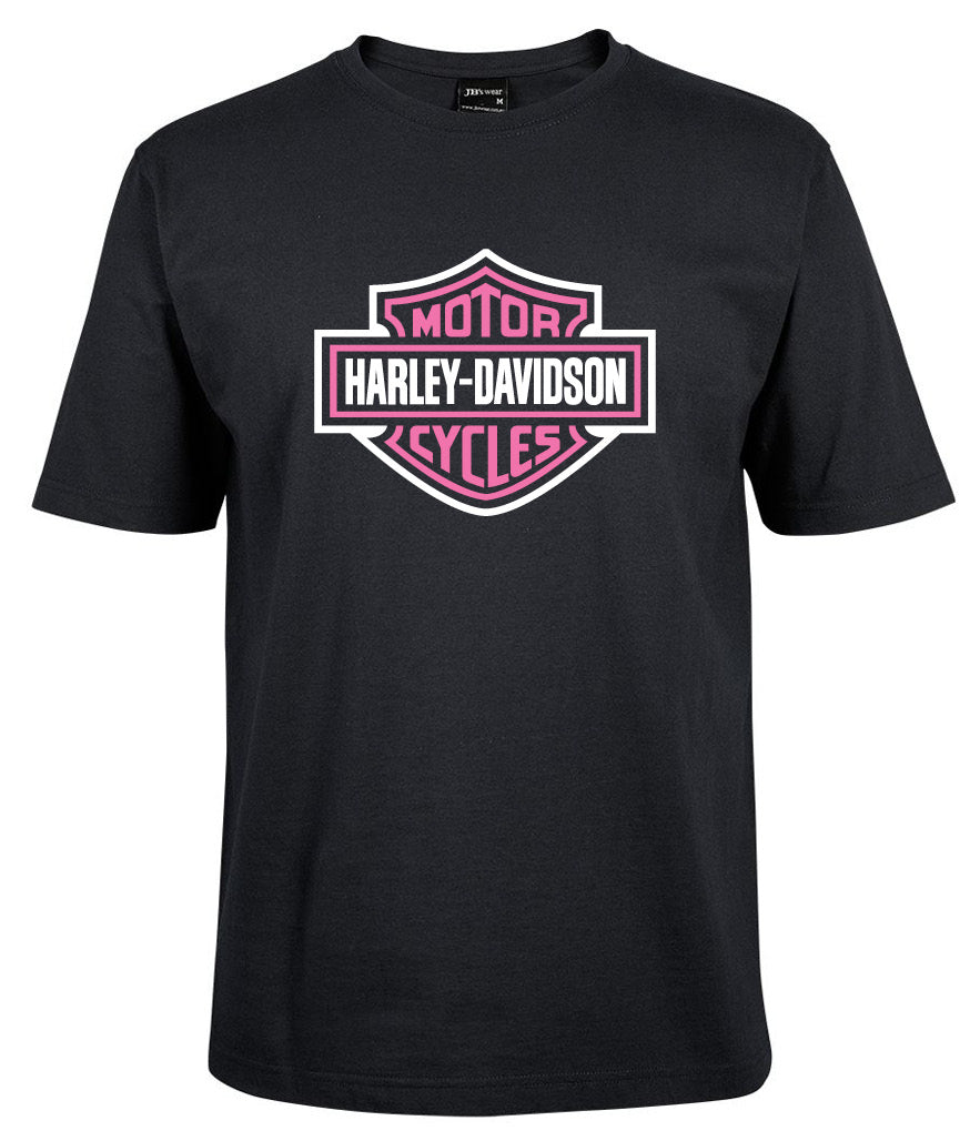 Harley-Davidson Bar & Shield Shirt Purple, White Border